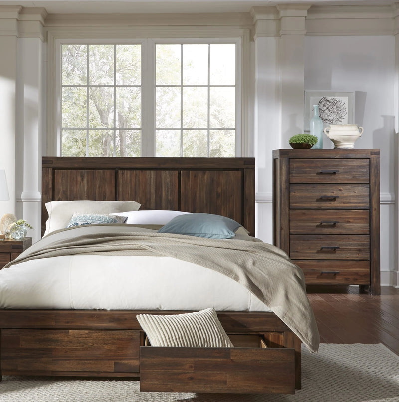 Meadow Five Drawer Solid Wood Chest