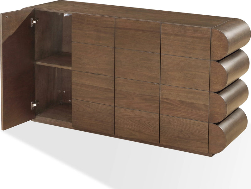 Mataranka Four Door Walnut Sideboard