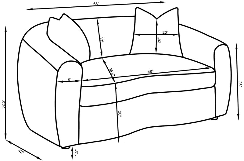 Isabella Sofa Set