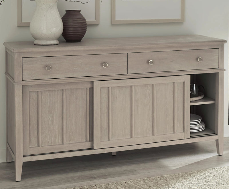 Camden Two Drawer Two Door Oak Wood Sideboard