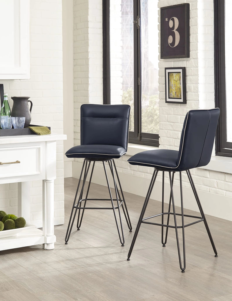 Demi Hairpin Leg Swivel Bar Stool