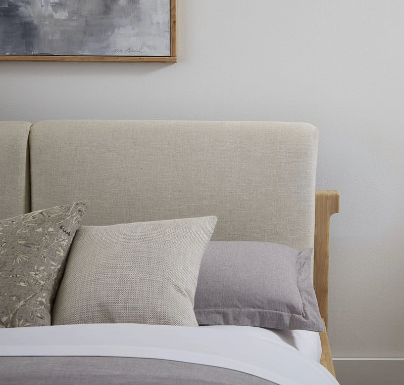 Furano Upholstered Two Cushion Platform Bed