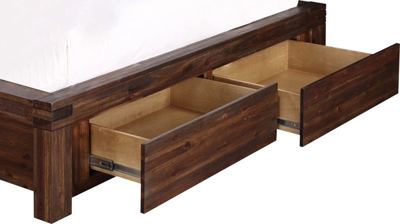 Meadow Solid Wood Footboard Storage Bed