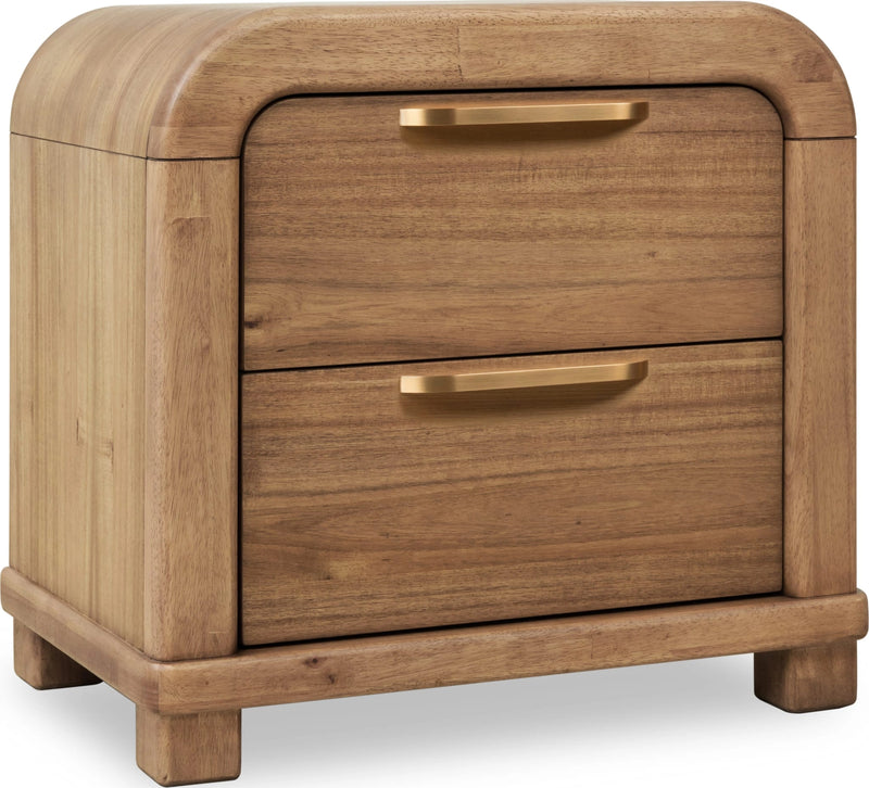 Kione Acacia Wood Nightstand