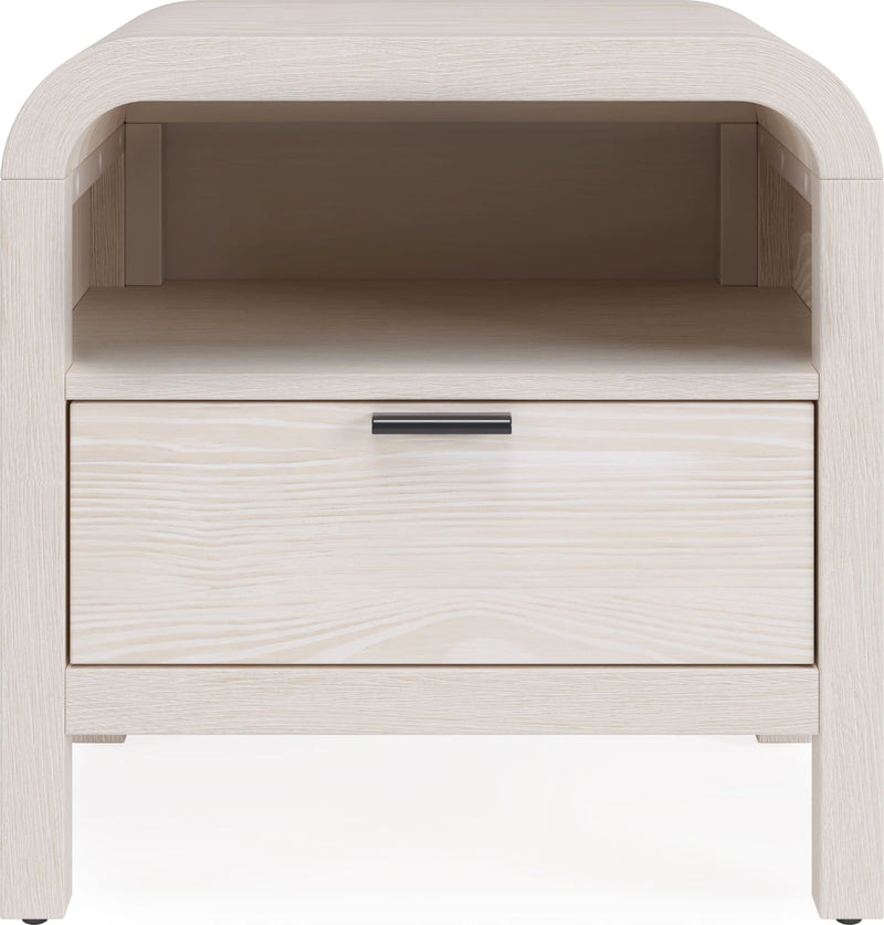 Drake One Drawer One Shelf USB-Charging Nightstand