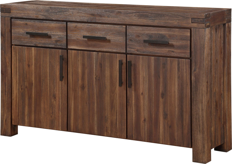 Meadow Three Drawer Three Door Solid Wood Sideboard