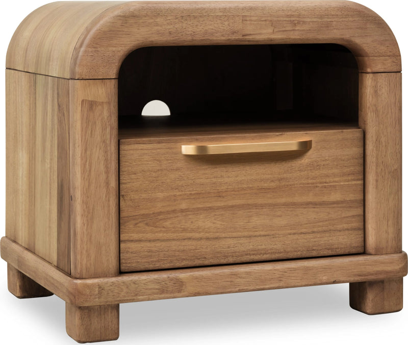 Kione Acacia Wood Nightstand