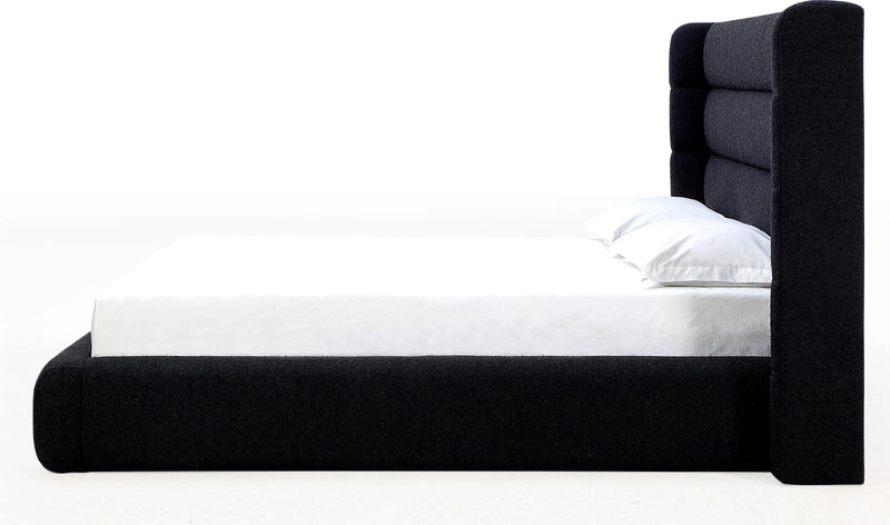 Frank Upholstered Wingback Platform Bed