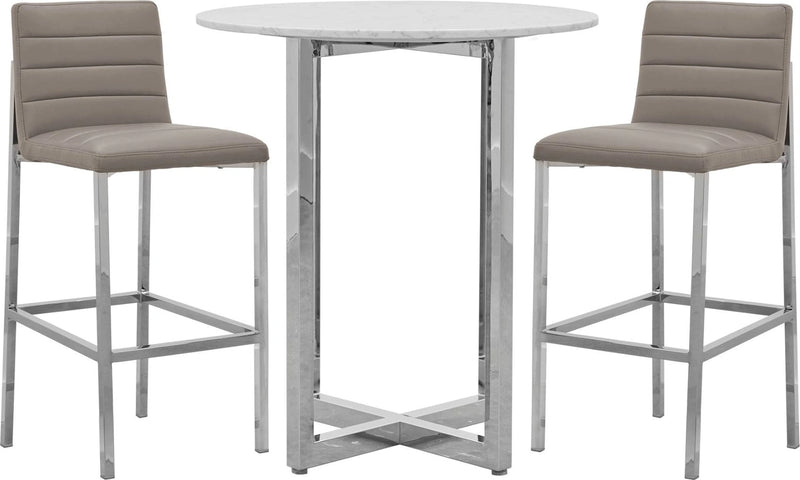 Amalfi Metal Back Bar Stool