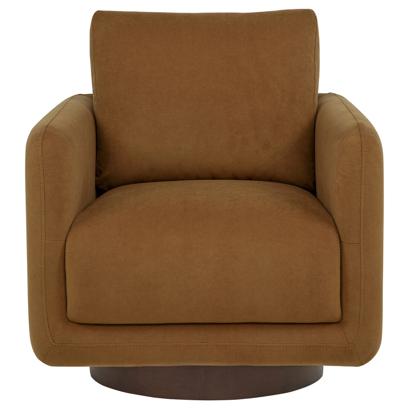 Iris Upholstered Swivel Accent Chair