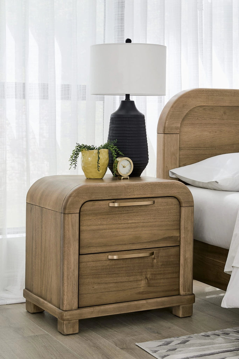 Kione Acacia Wood Nightstand