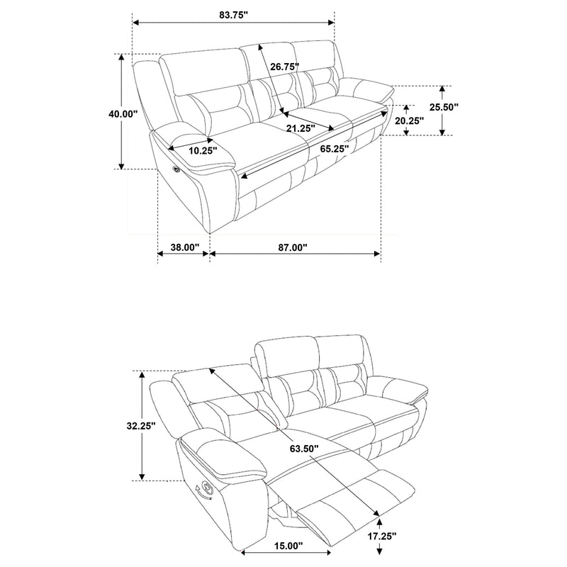 Greer Reclining Sofa Set
