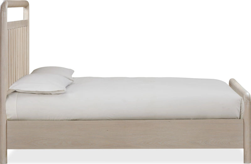 Camden Shiplap Oak Wood Platform Bed