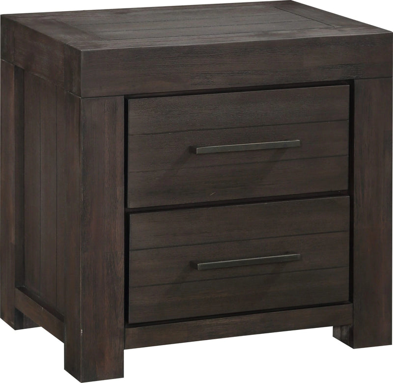 Heath Two Drawer Nightstand