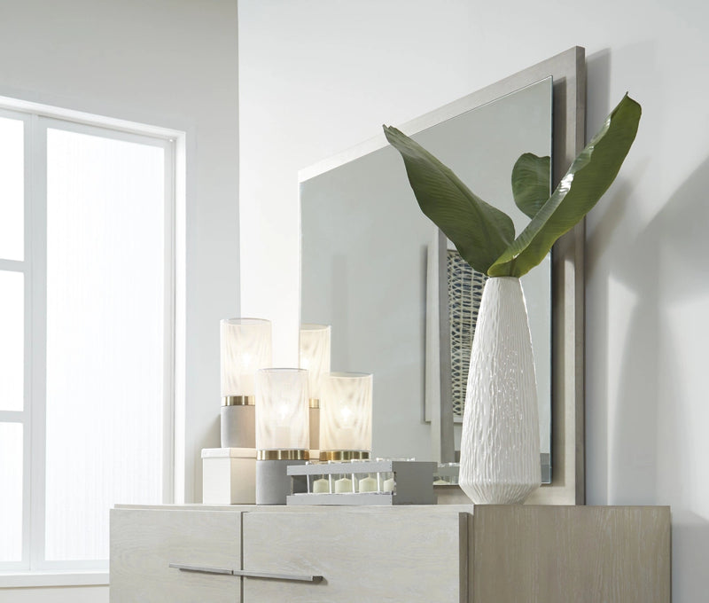 Destination Floating Glass Mirror