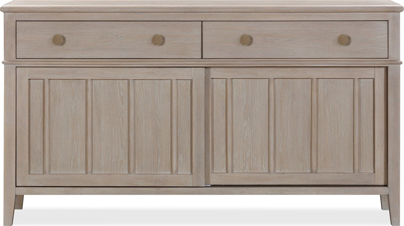 Camden Two Drawer Two Door Oak Wood Sideboard