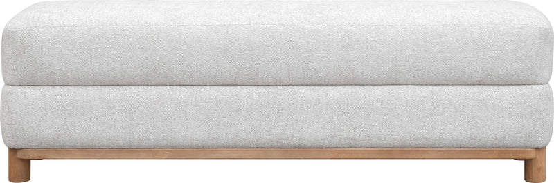 Hollis Wood/Upholstered Bench