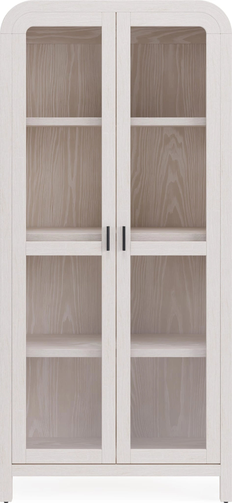 Drake Glass Door Wooden Bookcase