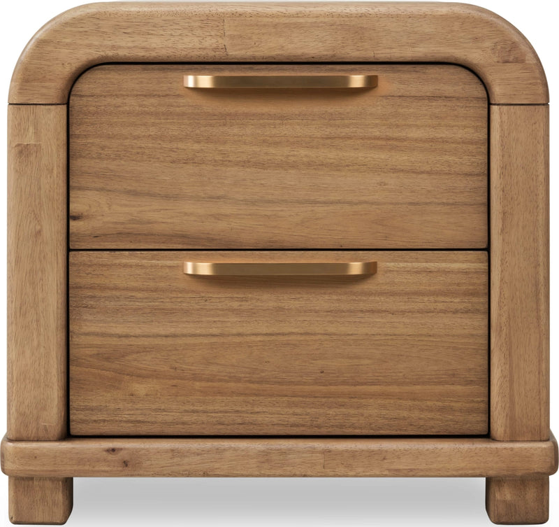 Kione Acacia Wood Nightstand