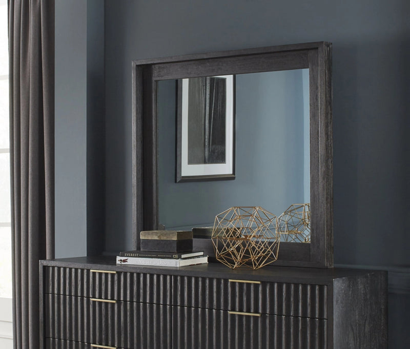Kentfield Solid Wood Beveled Glass Mirror