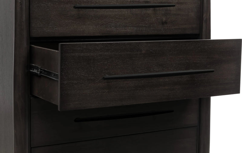 Koko Five Drawer Acacia Wood Chest
