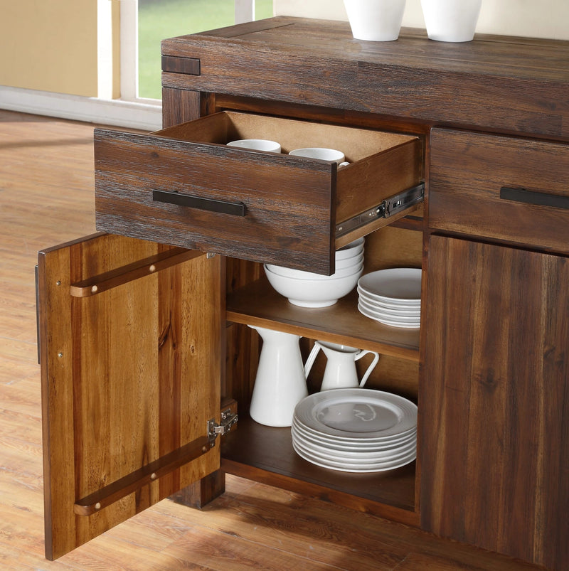 Meadow Three Drawer Three Door Solid Wood Sideboard