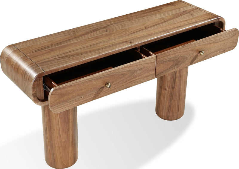 Juba Walnut Console Table