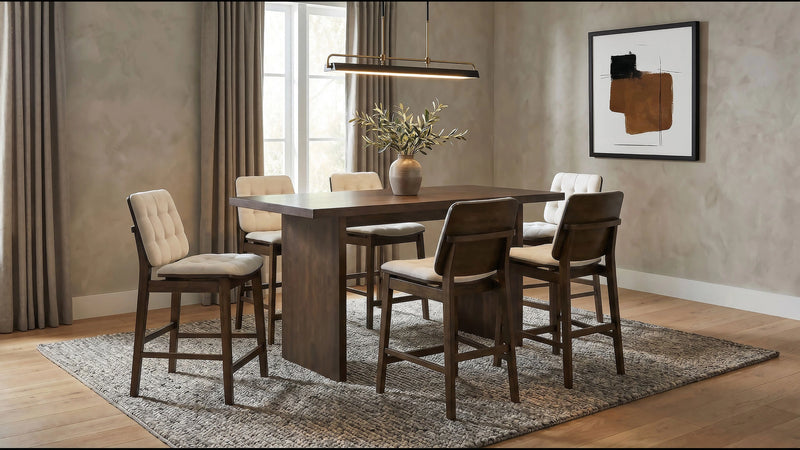 Redbridge Upholstered Dining Counter Chair of 2