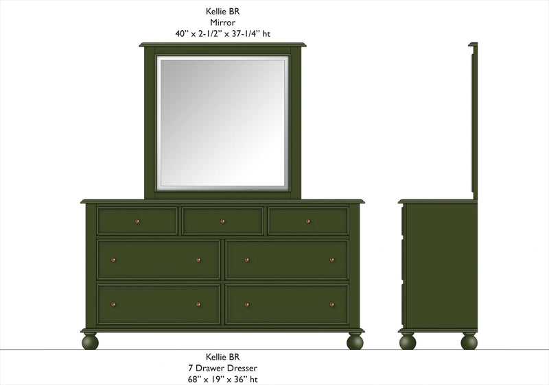 Kellie Seven Drawer Dresser