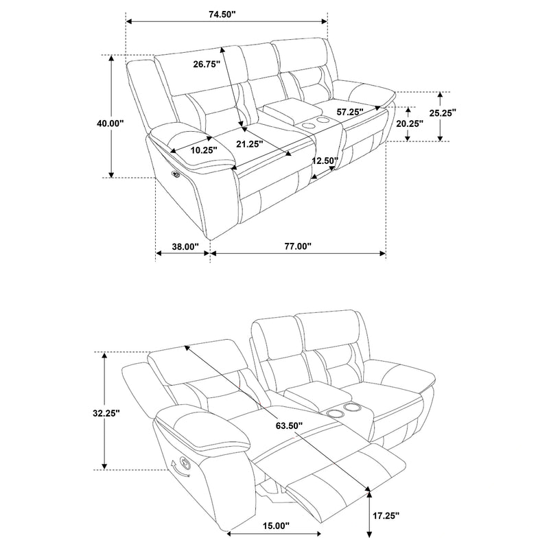 Greer Reclining Sofa Set