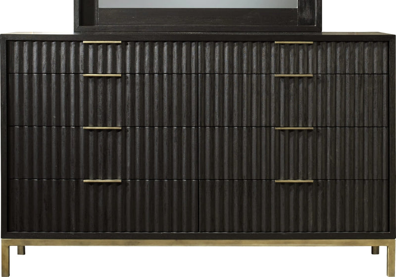 Kentifield Solid Wood Eight Drawer Dresser