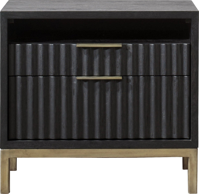 Kentfield Solid Wood Two Drawer Nightstand