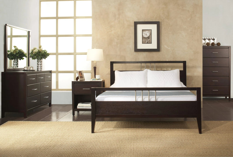 Nevis California King Size Platform Bed