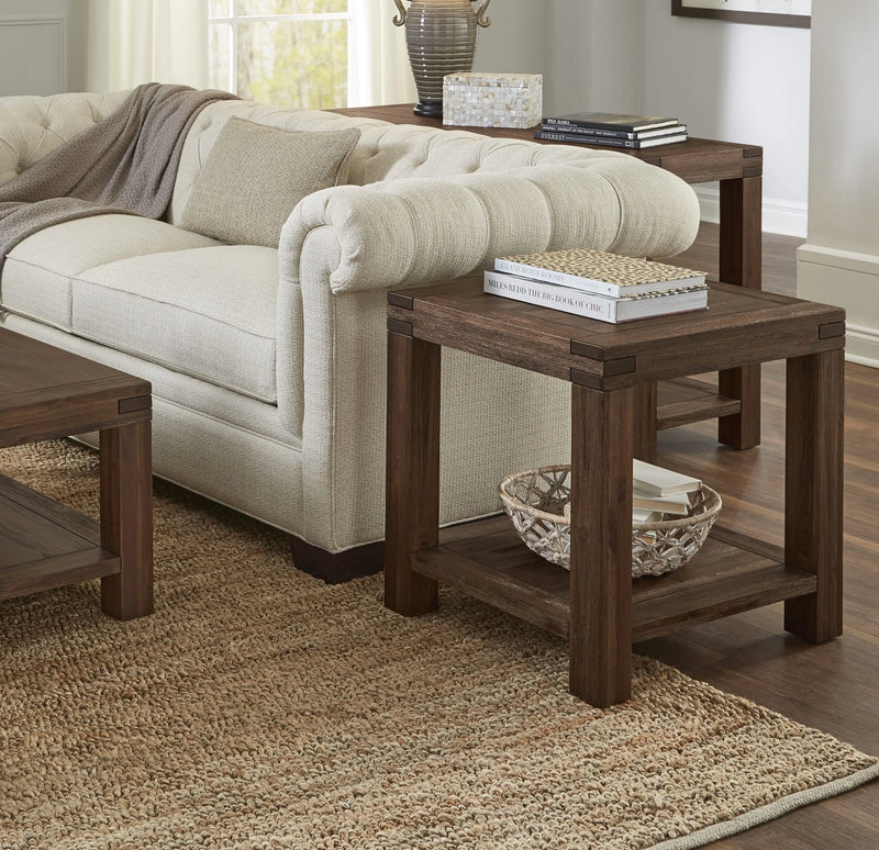 Meadow Solid Wood Rectangular Side Table