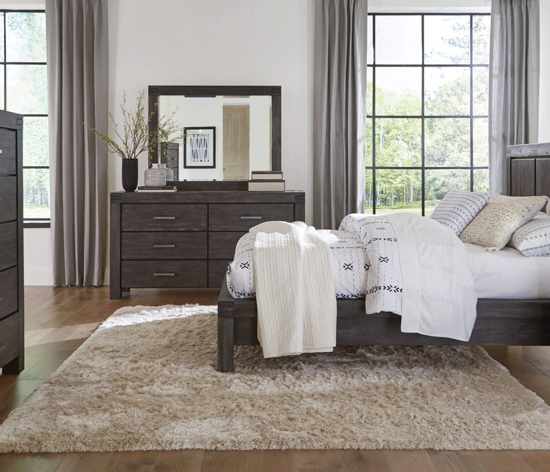 Meadow Solid Wood Beveled Glass Solid Wood Mirror
