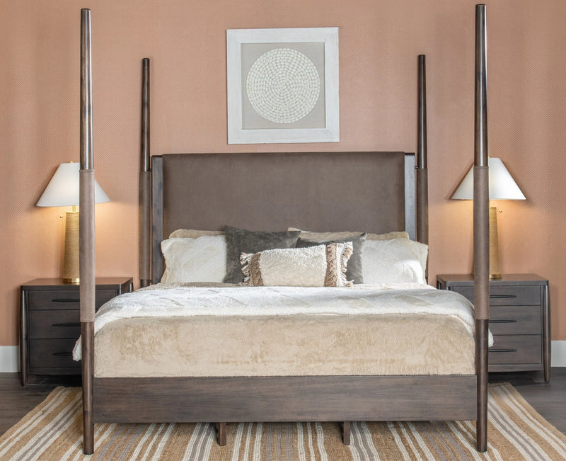 Koko Upholstered Poster Bed