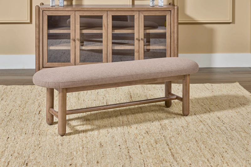 Astor Oval Upholstered Bench