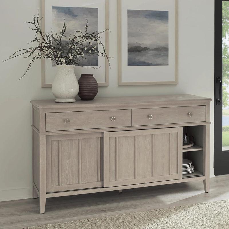 Camden Two Drawer Two Door Oak Wood Sideboard