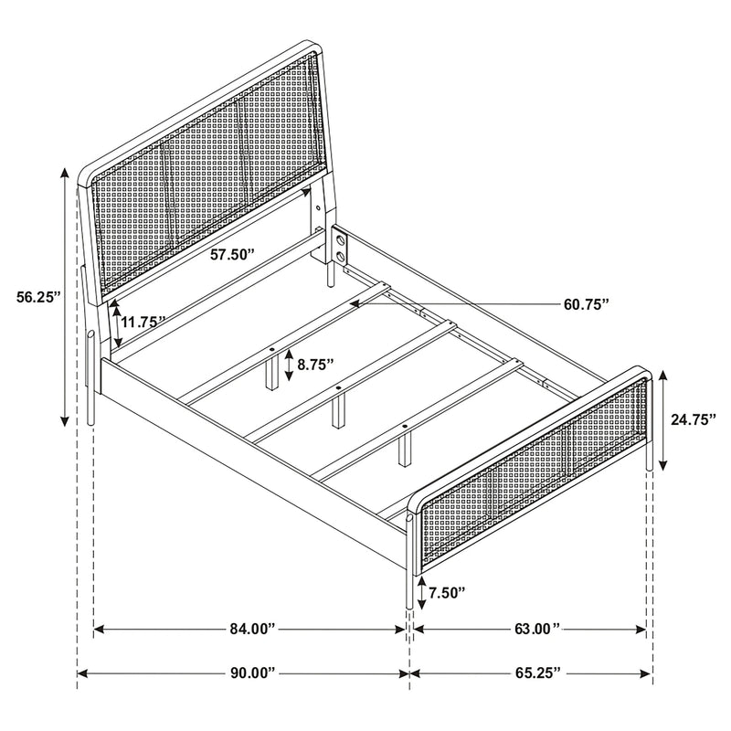 Arini Panel Bed