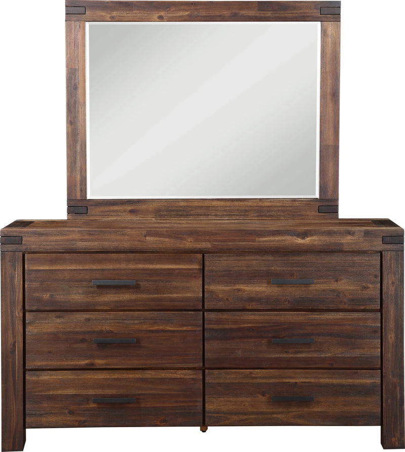 Meadow Six Drawer Solid Wood Dresser