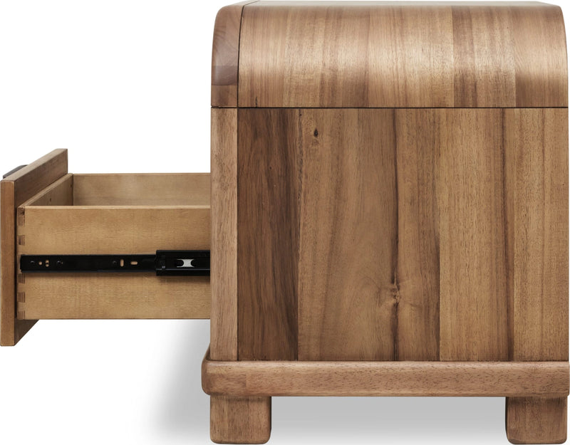 Kione Acacia Wood Nightstand
