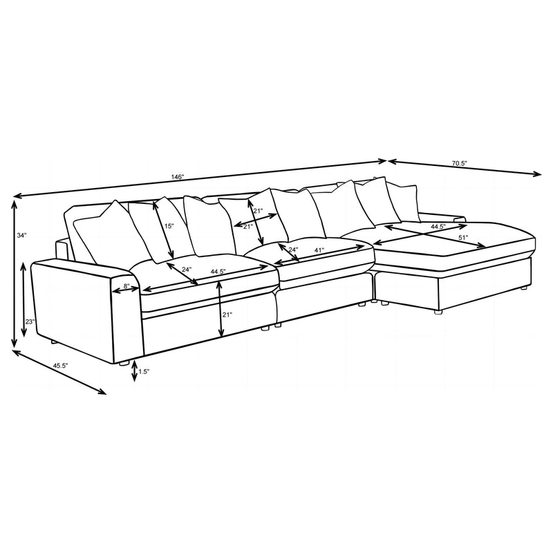 Blaine Sectional Sofa