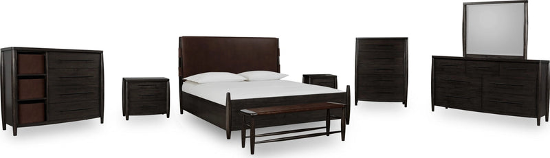 Koko Upholstered Panel Bed