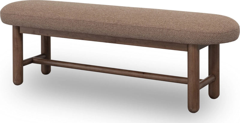 Astor Oval Upholstered Bench