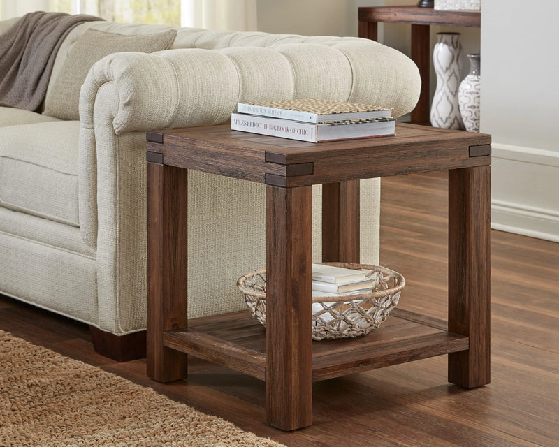 Meadow Solid Wood Rectangular Side Table