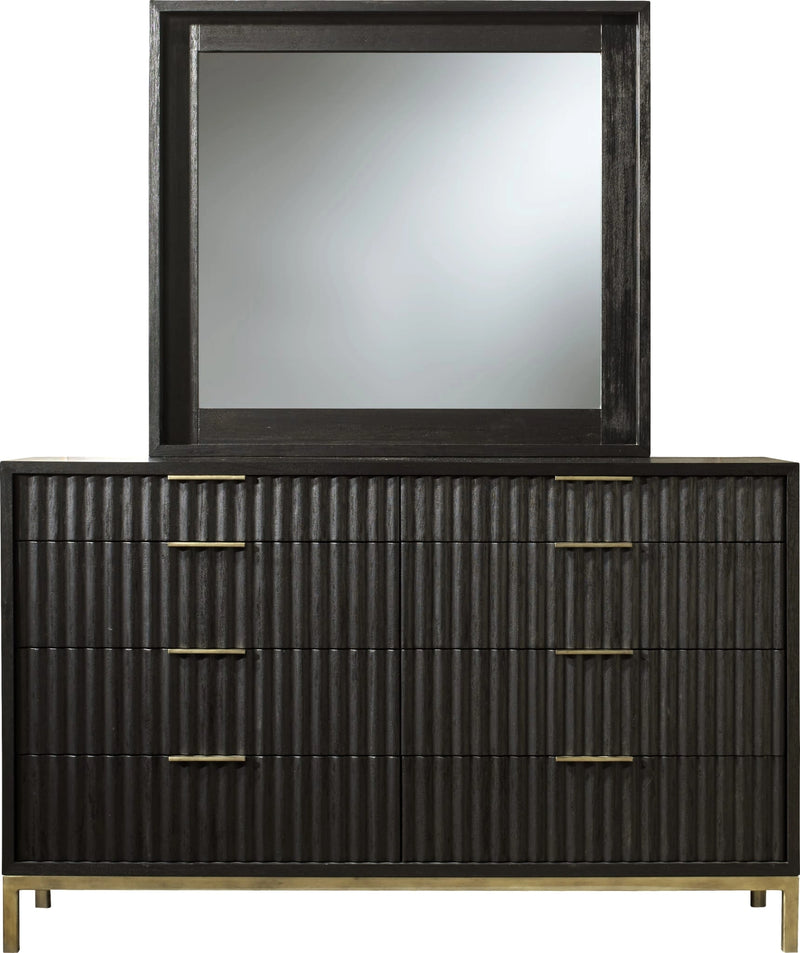 Kentifield Solid Wood Eight Drawer Dresser