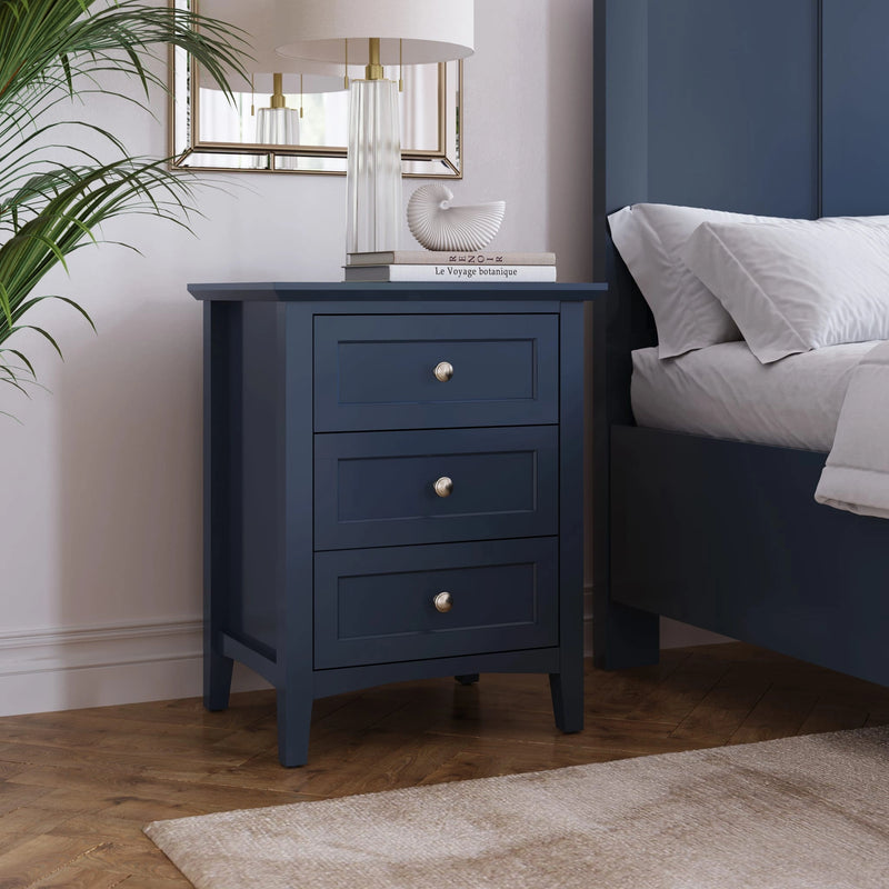 Grace Three Drawer Nightstand