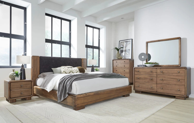 Boka Five Drawer Acacia Wood Chest
