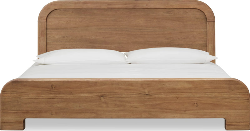 Kione Acacia Wood Platform Bed