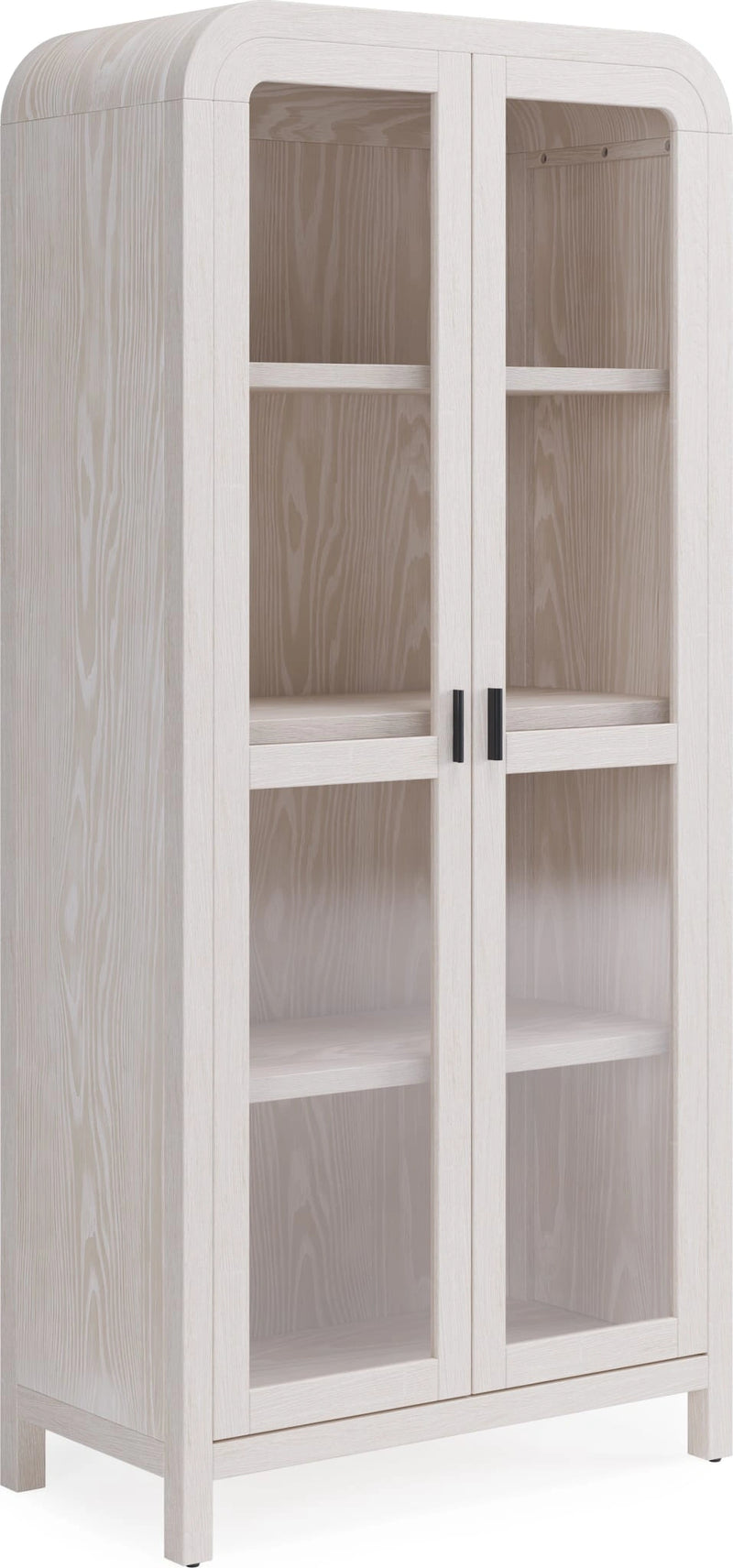 Drake Glass Door Wooden Bookcase